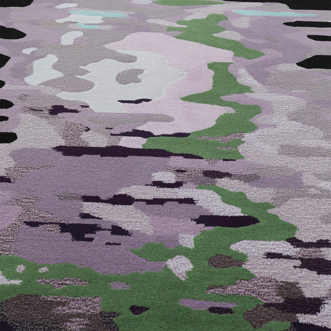 Alfombra Topiary Reflection Labinac Lana y Tencel por M. T. Alvez #2 - Vista alternativa 3