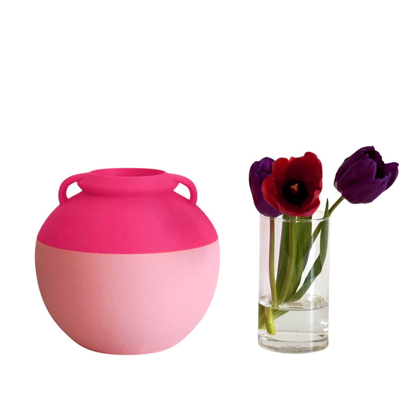 Numa Pompilio L Bicolor Pink And Fucsia Amphora - Alternative view 1