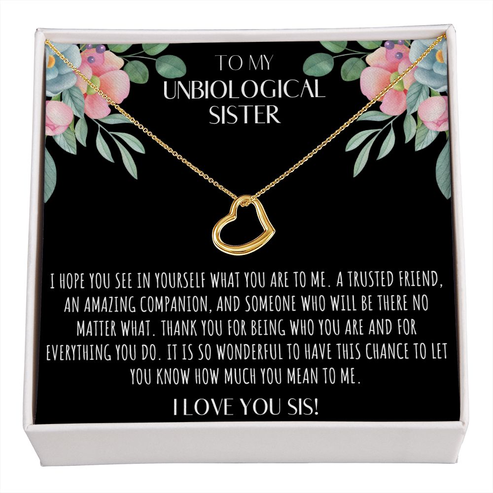 Buy Unbiological Sister Best Friend Gift Jewelry, Long Distance ...