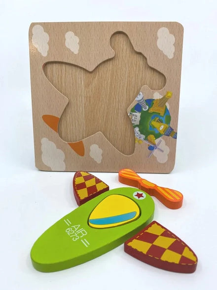 Wooden Puzzle - Airplane