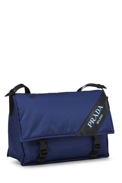 prada blue messenger bag