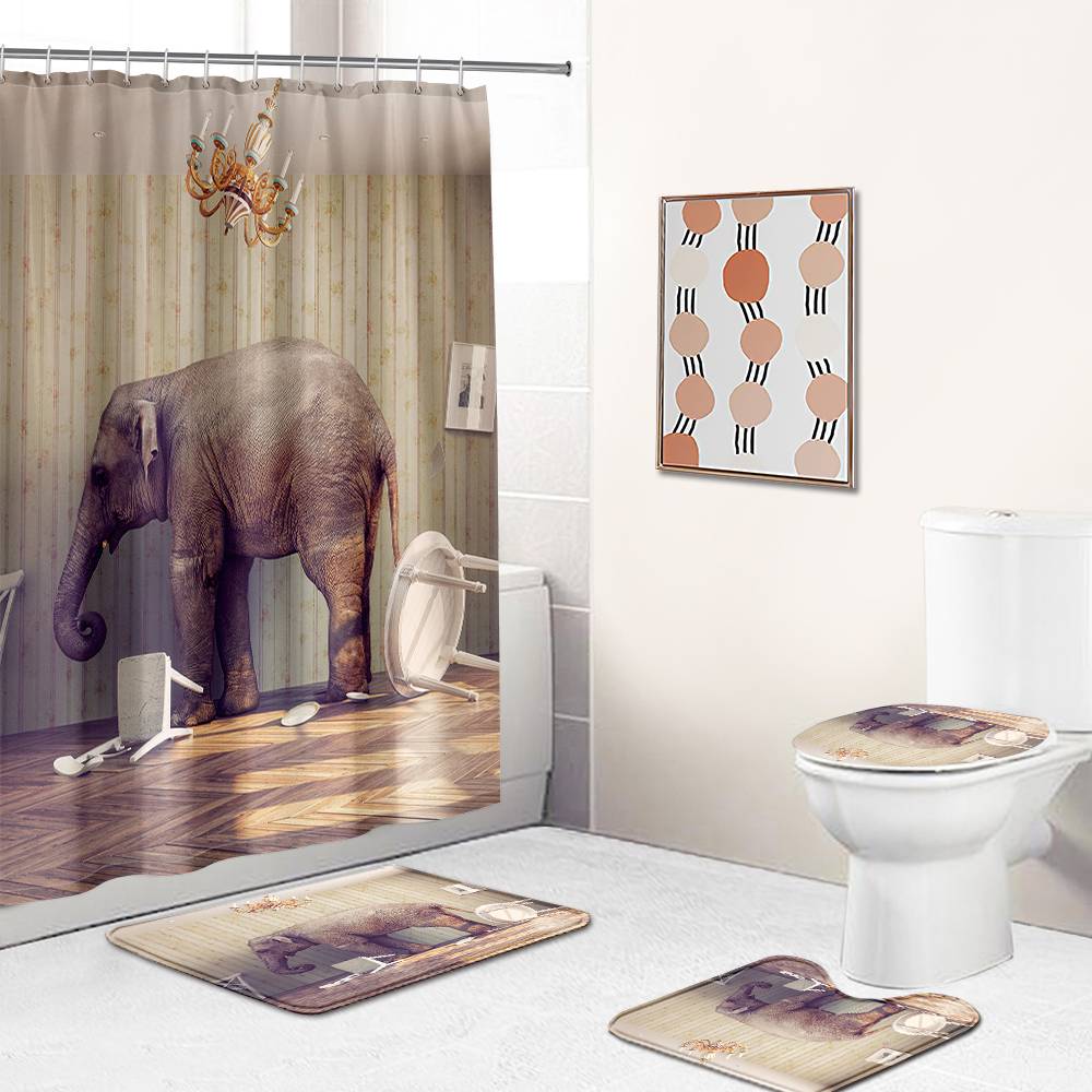 elephant bathroom decor