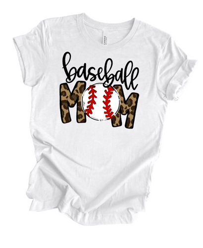 Baseball Mom Glitter Chenille T-shirt – Lilly Pie Creations