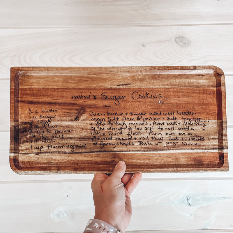 Personalized Cutting Board with Handle – Grainwell