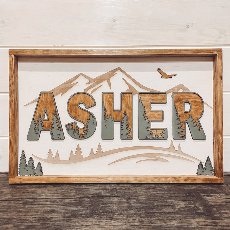 15+ Wooden Nursery Name Signs