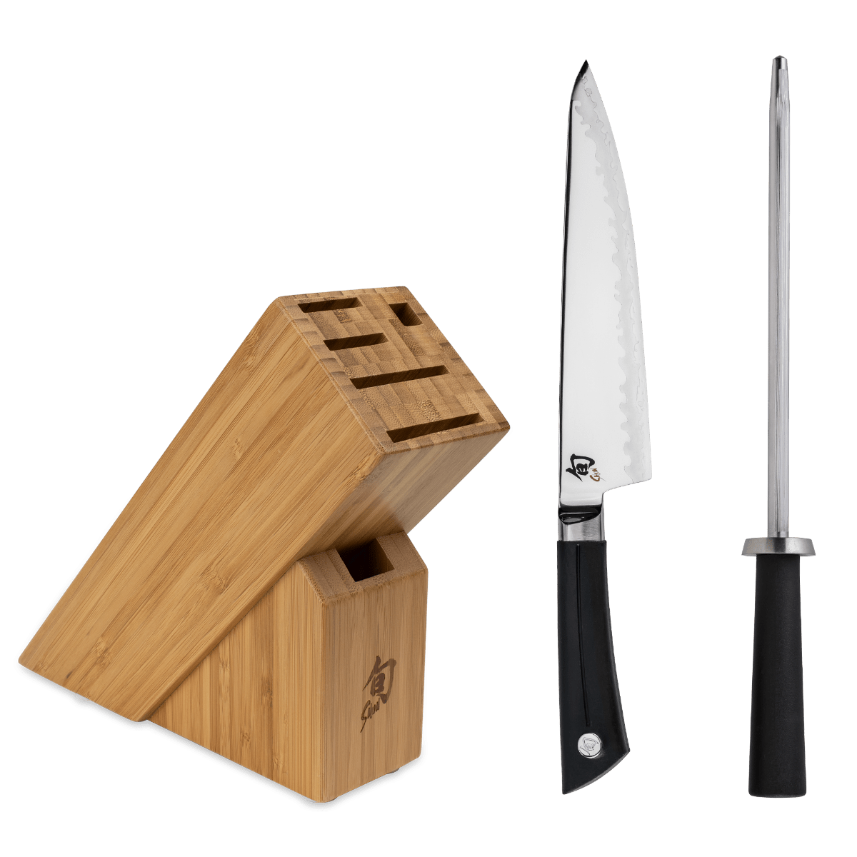  Shun Cutlery Classic Combination Honing Steel 9, Gently  Corrects Rolled Knife Edges, Smooth & Micro-Ribbed Honing Rod, Built-In  Angle Guide, Professional Japanese Honing Steel : Tools & Home Improvement