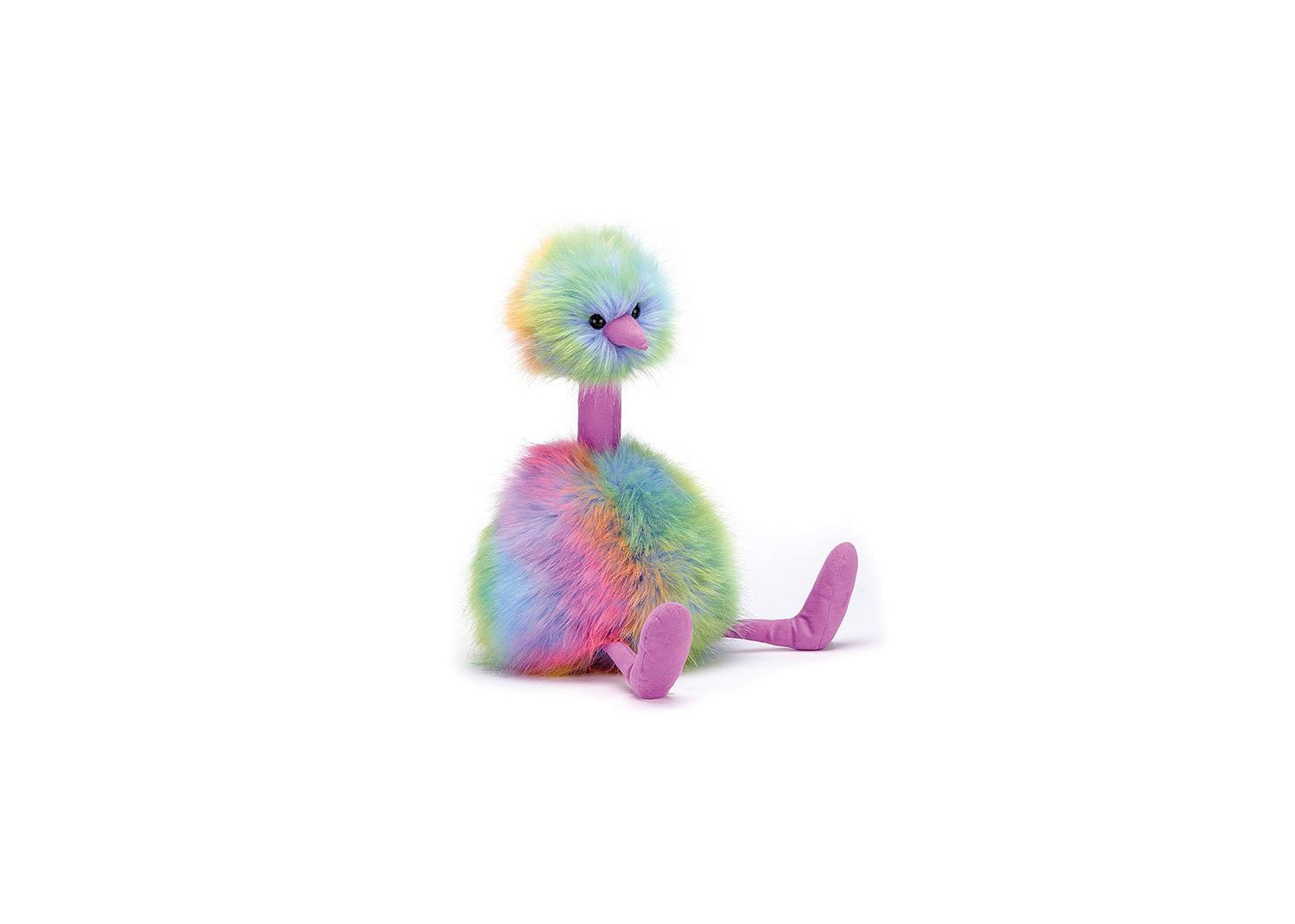 Rainbow Pom Pom Animal - $23