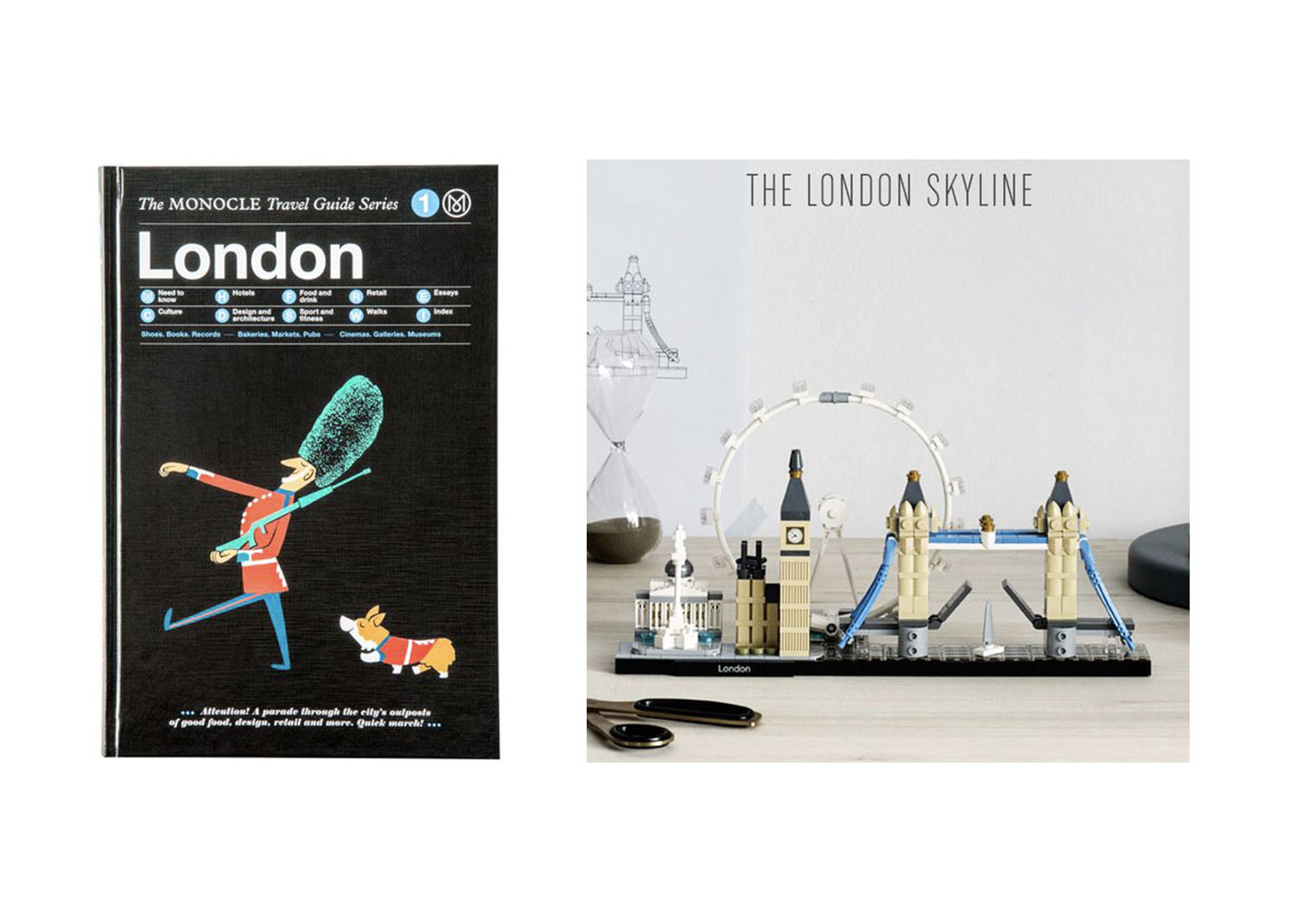 London Travel Guide + London Lego Set
