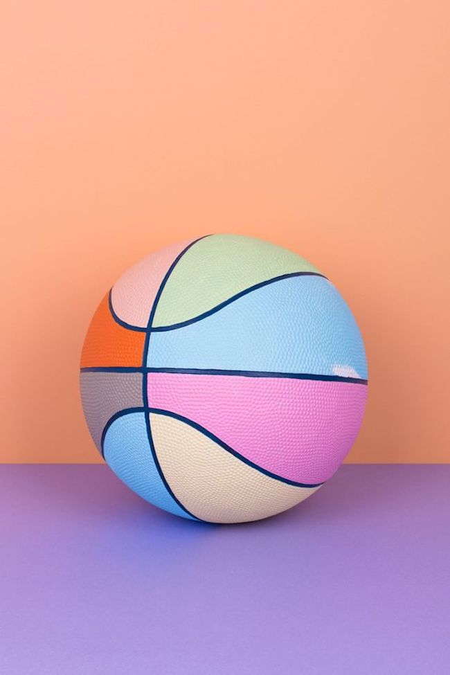 pastel basketball