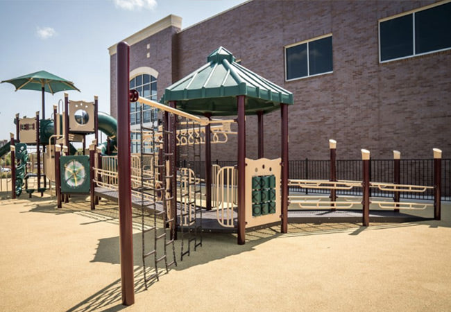 inclusive playground at myrtle wilks in tx