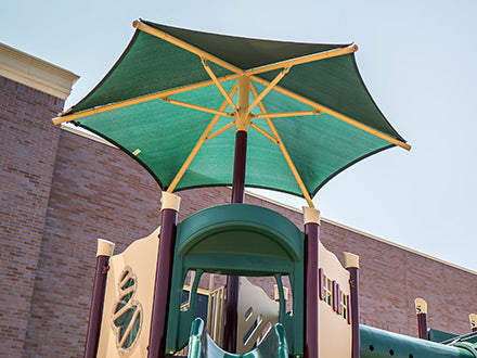 modular playground umbrella shade