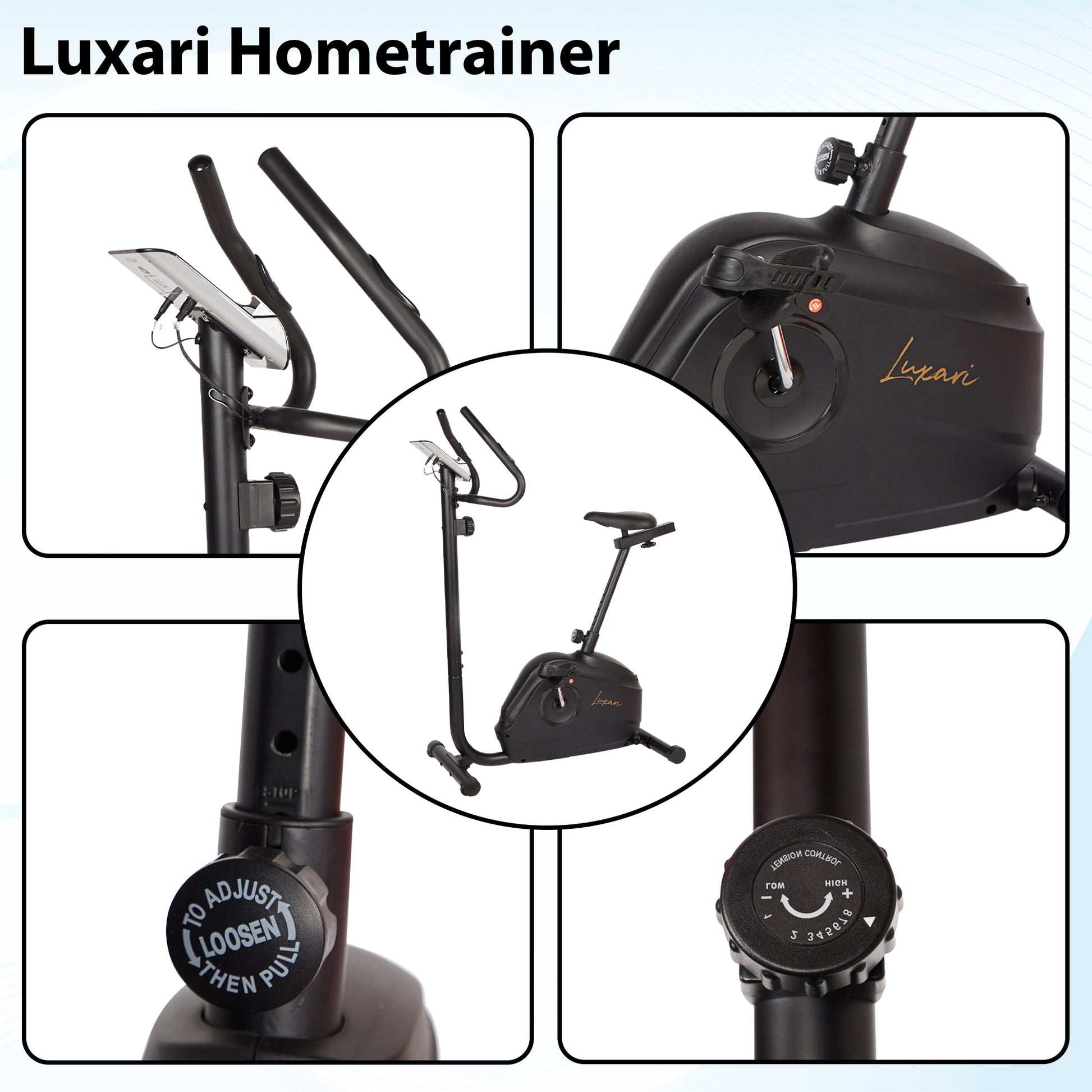 neem medicijnen acre schoenen Luxari Hometrainer - 6 kg vliegwiel - Verstelbaar zadel - Hartslagsens –  LuxariFitness