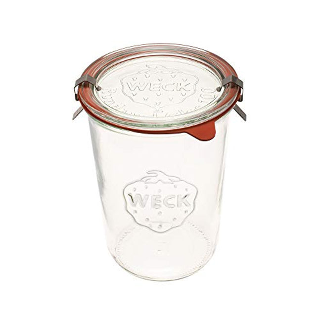 Weck 764 Juice Jar 2 Pack ? Eco-friendly Weck Jars with Lids