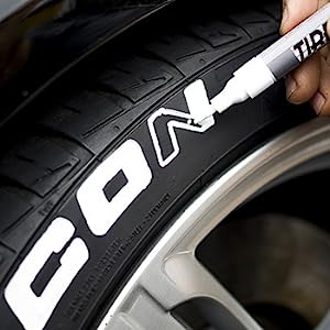 Tire Ink Paint Pen for Car Tires Permanent and Waterproof Carwash Safe