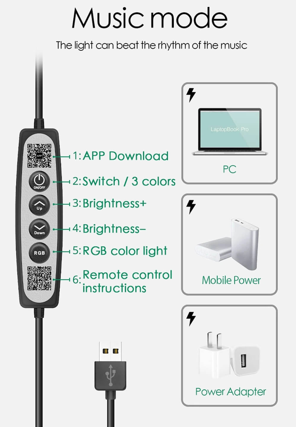 Smart LED Night Light RGB Desktop Atmosphere Desk Lamp,Suitable for Game Room Bedroom Bedside Decoration