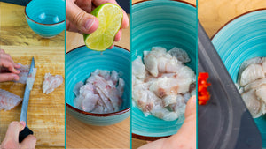 Ceviche vom Wolfsbarsch