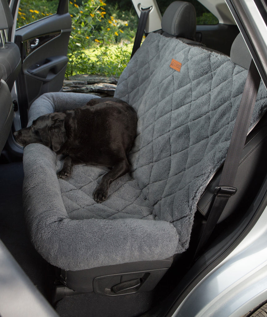 Back Seat Protector with Fleece Headrest for Dogs - Jeffers