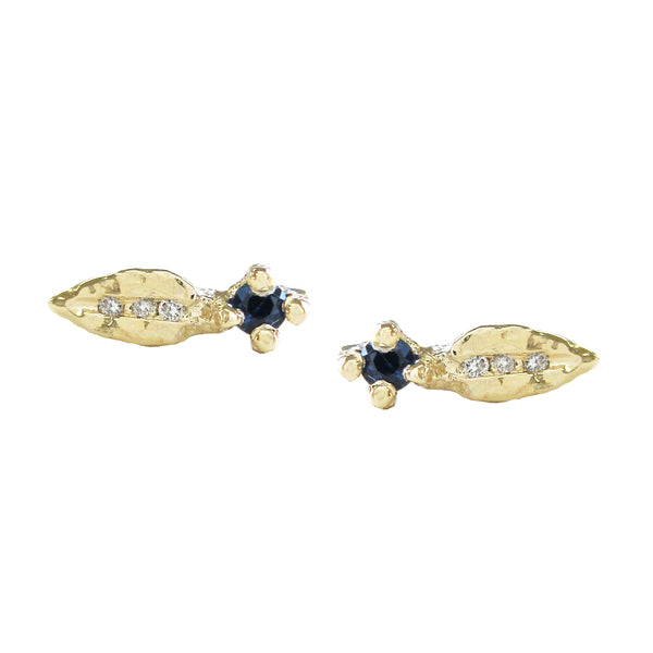 Sprout Sapphire Studs