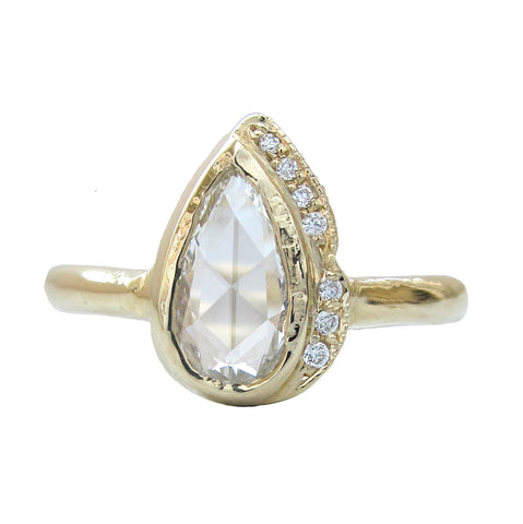 diamond raindrop ring