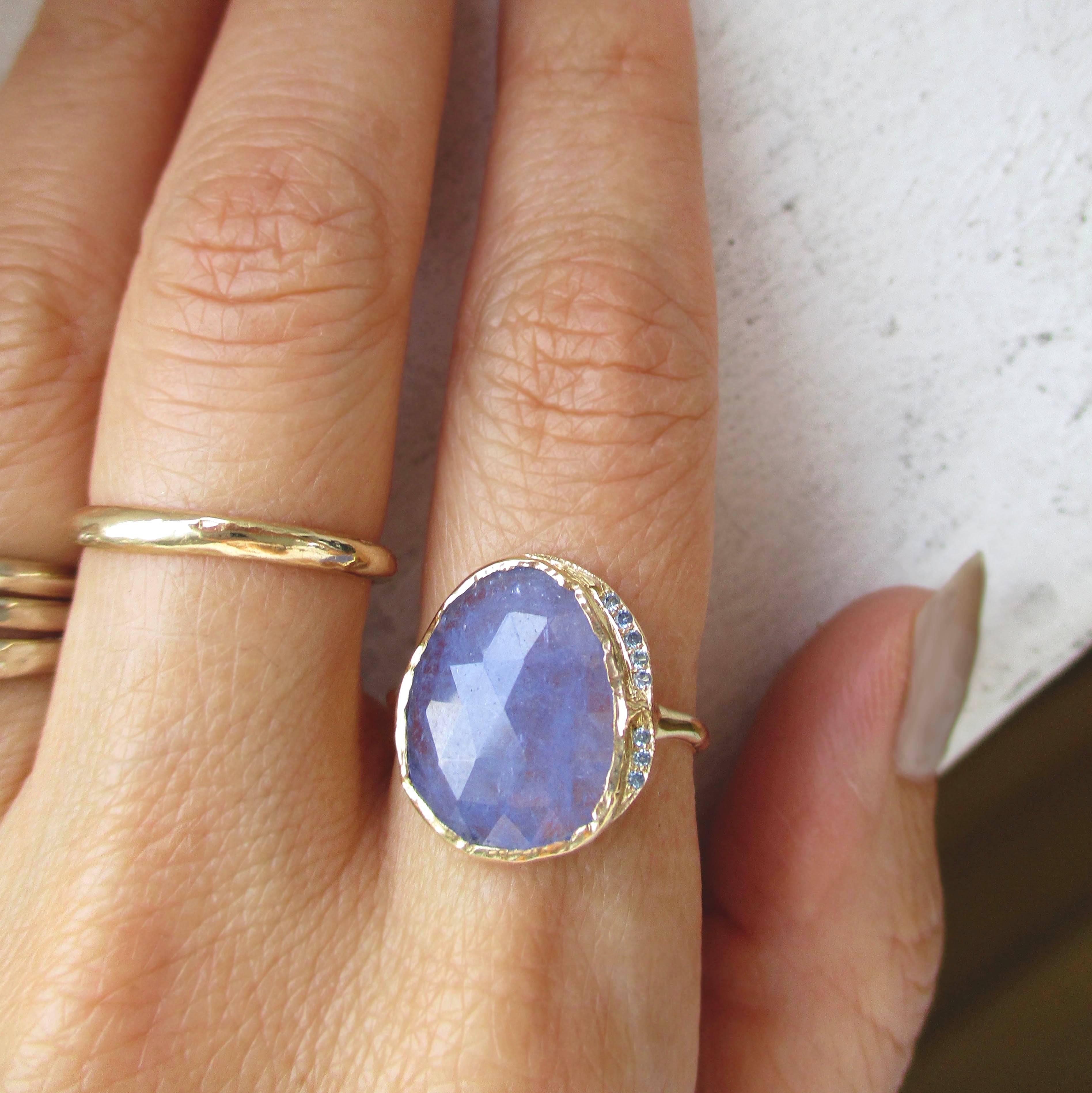 Tanzanite Hidden Cove Ring