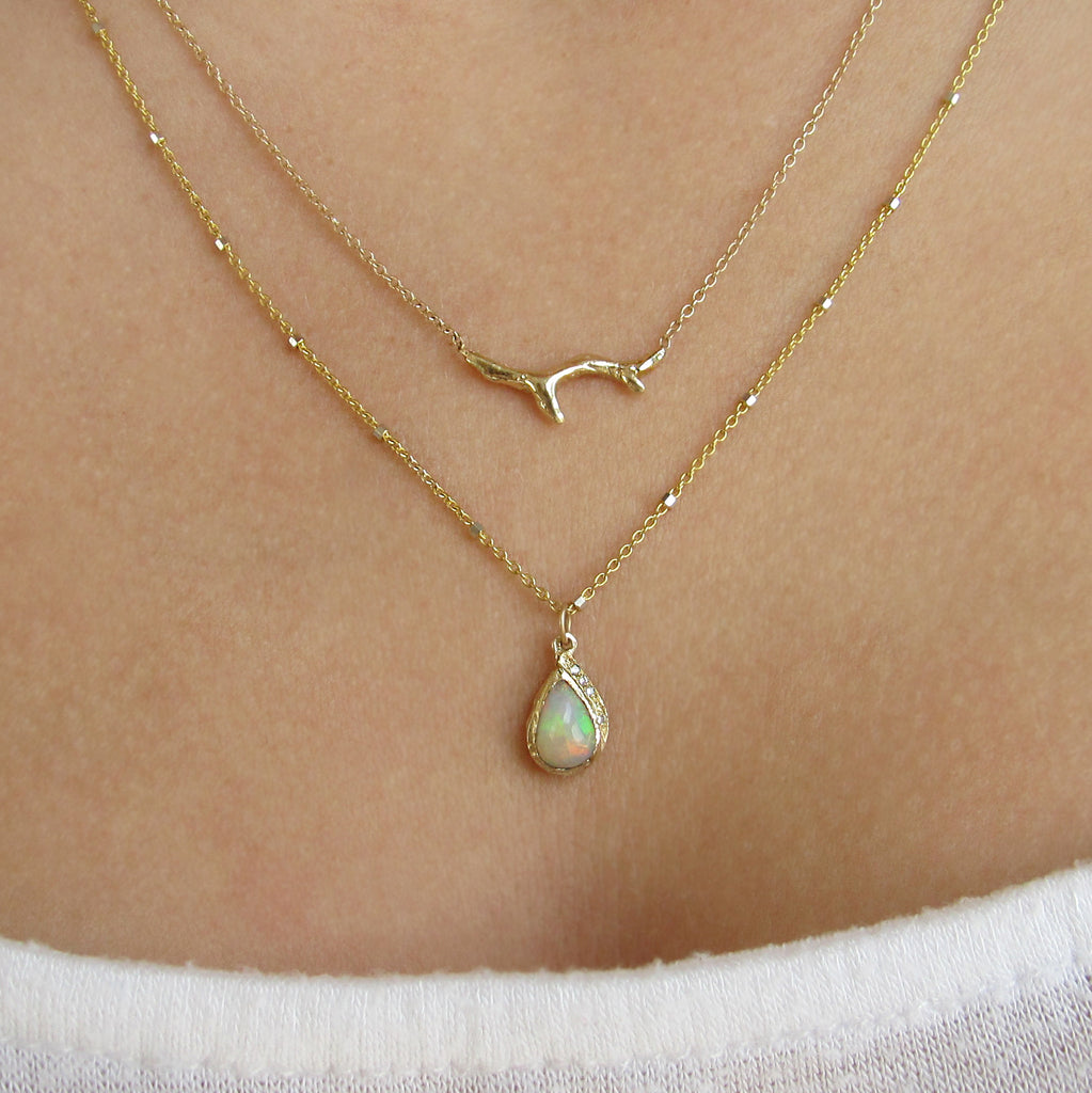 opal necklace