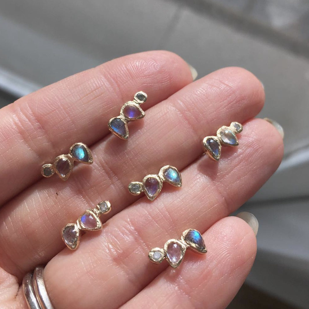 Water Lily Earrings – Misa Jewelry