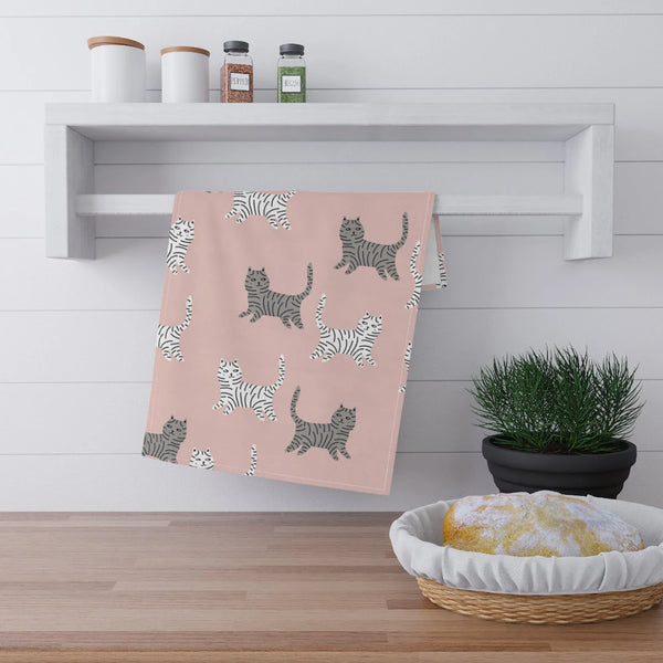 Serviette de cuisine chat