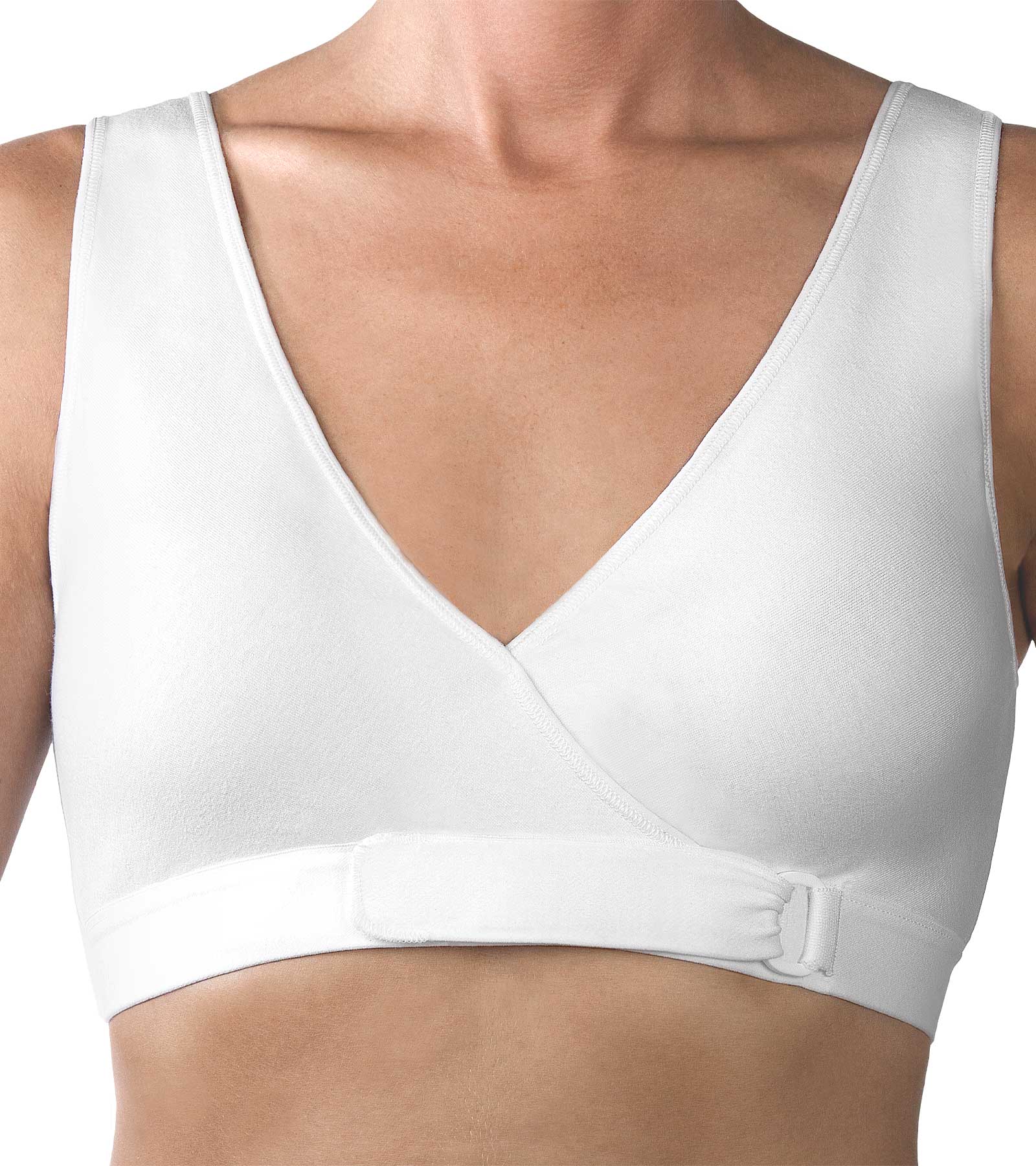 Cotton Ease front-closure bra