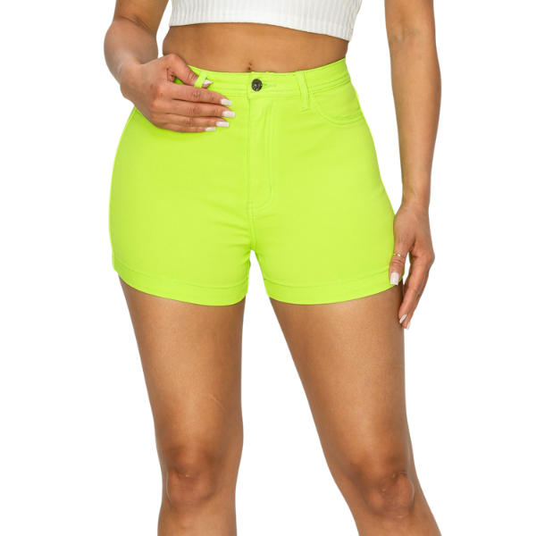 SH-300 SEXY CUT SUPER STRETCHY COLORED SHORT - LOVER BRAND FASHION