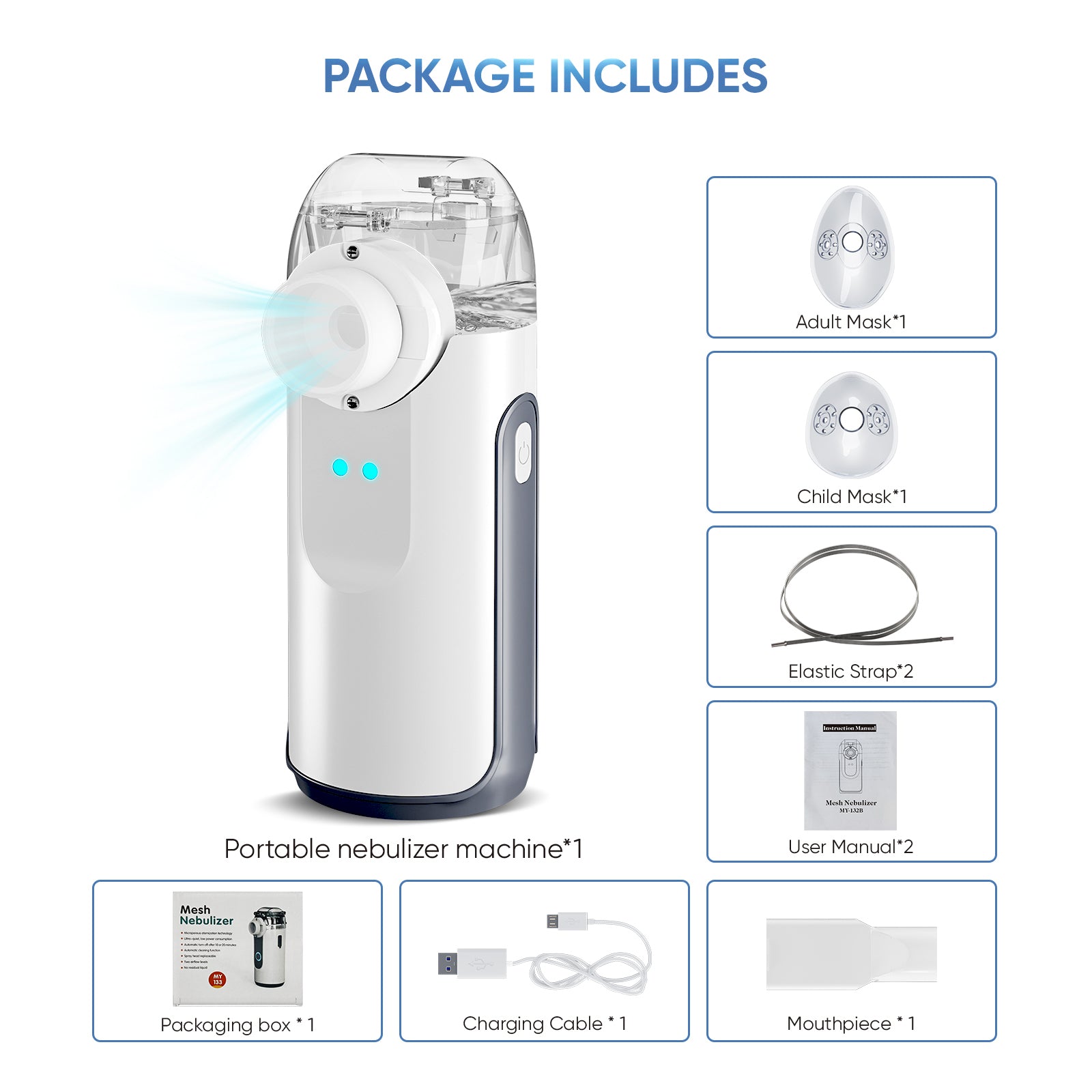 VARON Portable Nebulizer Machine MY-132 - Image 4