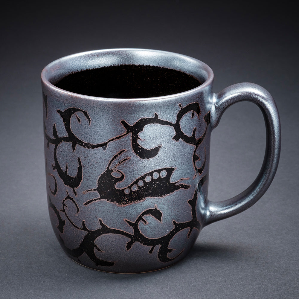 Tenmoku Ginsai Mug