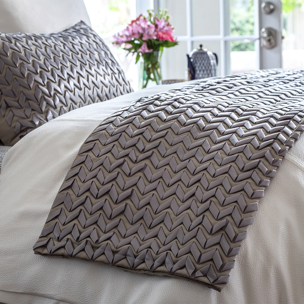 Ultra Pewter Pillows & Throw