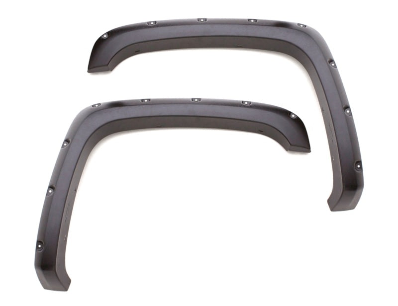 Lund 2019 Chevy Silverado 1500 RX-Rivet Style Smooth Elite Series Fender Flares - Black (2 Pc.Front)