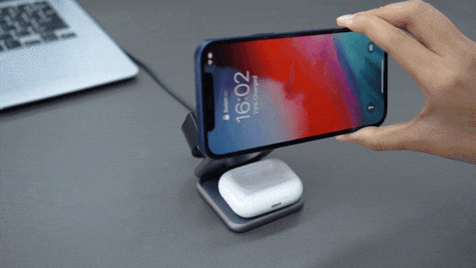 ALTERBELL: 3-in-1 Foldable Magnetic Wireless Charger & Stand – Digitlands