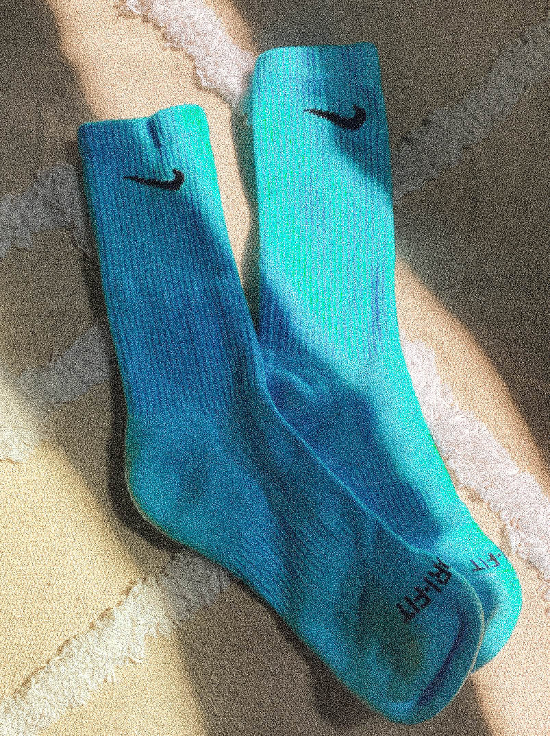 Hand Dyed NIKE SOCKS (adult – FIN