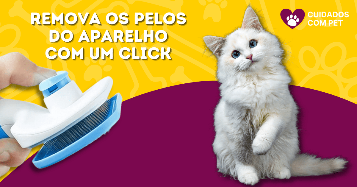 Pente removedor de pelos para Cachorros e Gatos Hair Pet