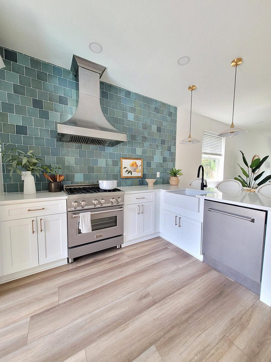 Jessica Davis' ZLINE appliances and fixtures in a short-term rental property