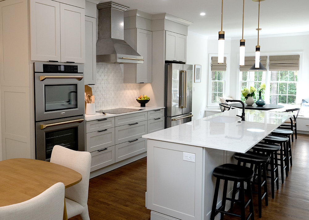 ZLINE double wall oven, range hood, cooktop, and refrigerator featured on HGTV's Tough Love