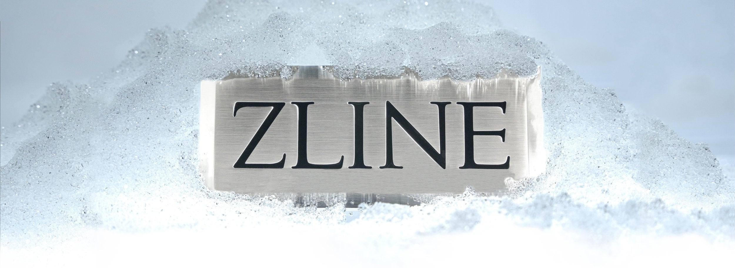 ZLINE Logo frozen in ice