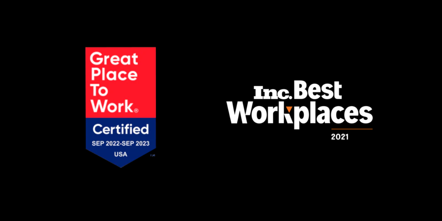 Great place to work certification and INC. best workplaces certification