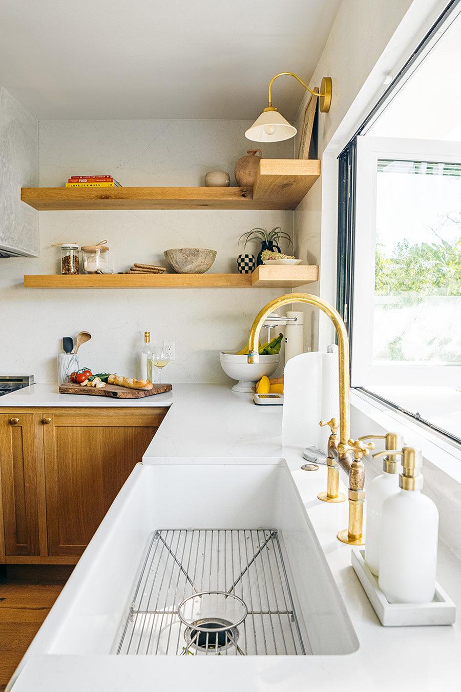 MIke Pyle's ZLINE faucet and sink