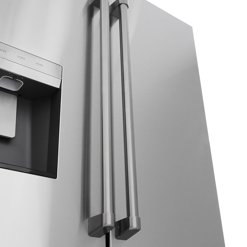 ZLINE Standard-depth Refrigerator Handles Close up