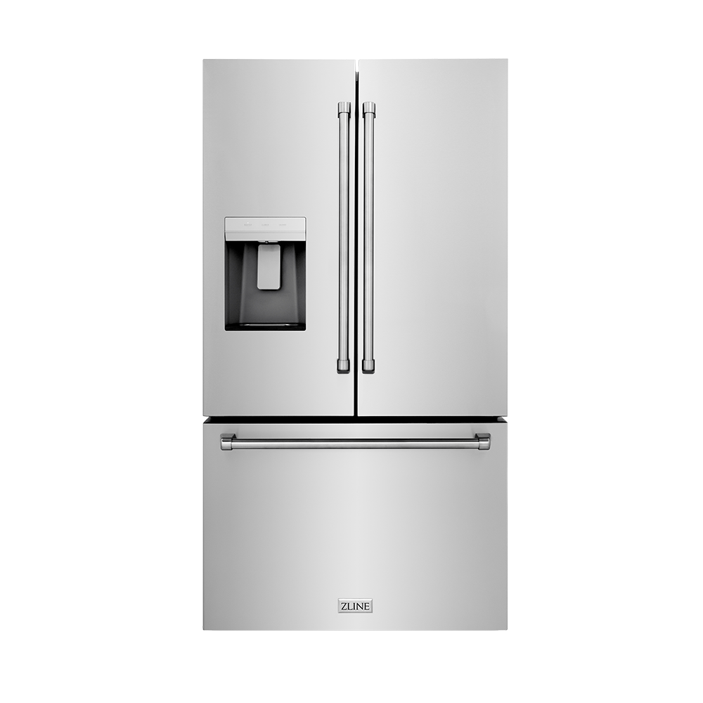 ZLINE Standard-depth French Door Refrigerator in Stainless Steel