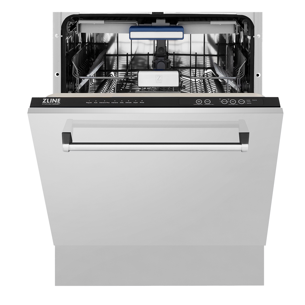ZLINE 24-inch Tallac Dishwasher with stainless steel panel
