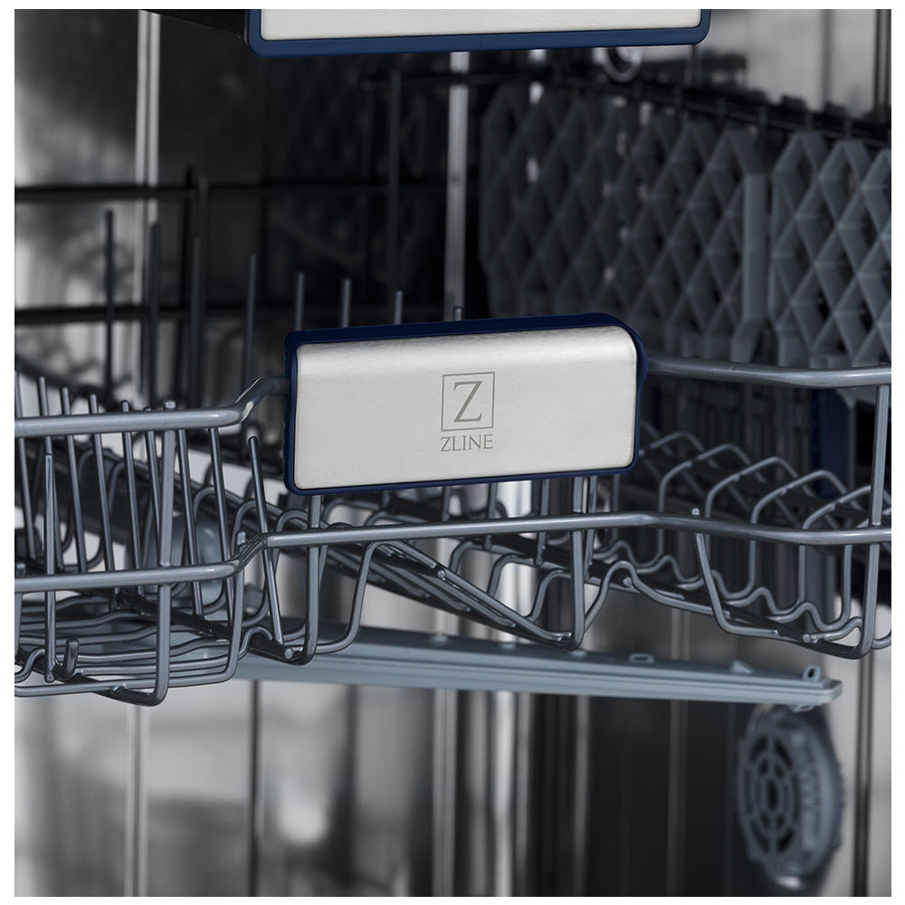 ZLINE logo on adjustable dishwasher rack