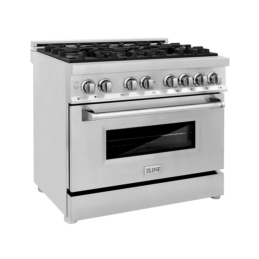 ZLINE Professional stainless steel dual fuel range (RA36)