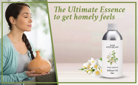 Get homely feels with exotic jasmine diffuser oil