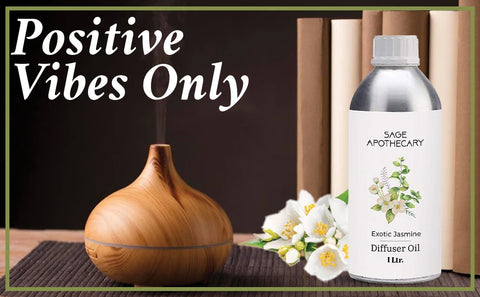 Positive vibes only with exotic jasmine diffuser oil