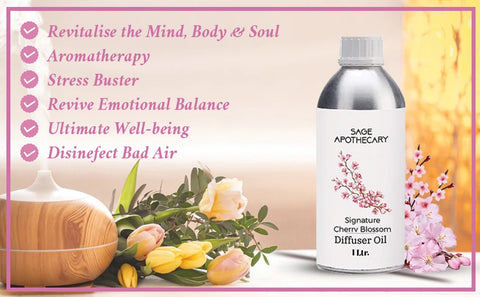 Benefits of signature cherry blossom diffuser oil