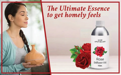 Get homely feels rose diffuser oil